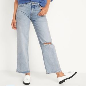 Old Navy Mid-Rise Wide Leg Jeans